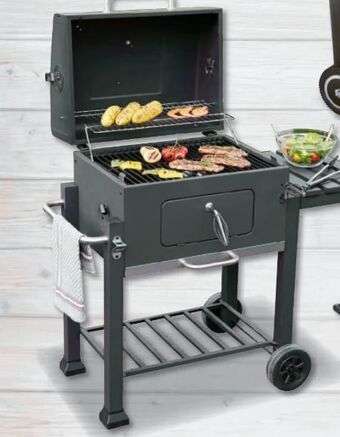 Metro Holzkohlegrill Trolly Deluxe Angebot