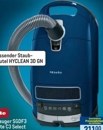Metro Staubsauger SGDF3 Complete C3 Select Angebot