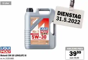 Forstinger Motoröl 5W-30 Longlife III 21251665 Angebot