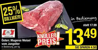 Maximarkt Österr. Mageres Meisel vom Jungstier per kg Angebot