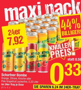 Maximarkt Schartner Bombe 0,33 Liter Angebot