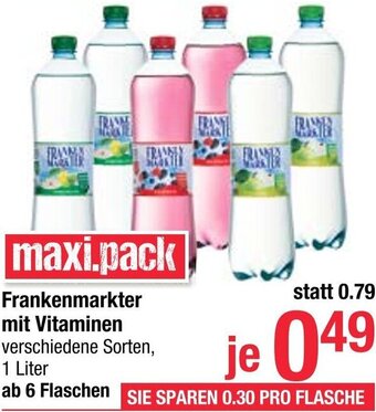 Maximarkt Frankenmarkter mit Vitaminen 1 Liter Angebot