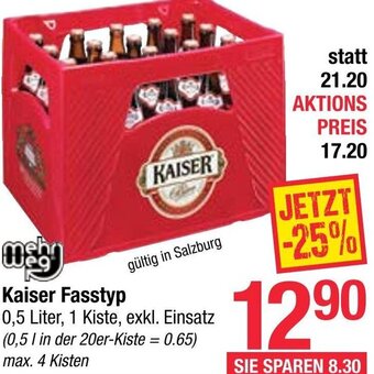 Maximarkt Kaiser Fasstyp 0,5 Liter Angebot