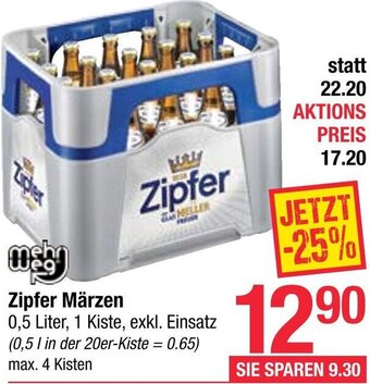 Maximarkt Zipfer Märzen 0,5 Liter Angebot