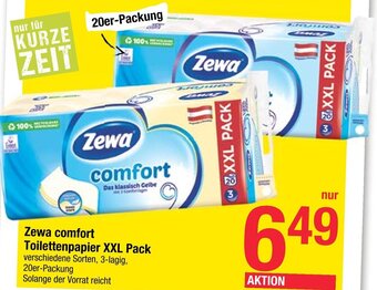 Maximarkt Zewa Comfort Toilettenpapier XXL Pack Angebot