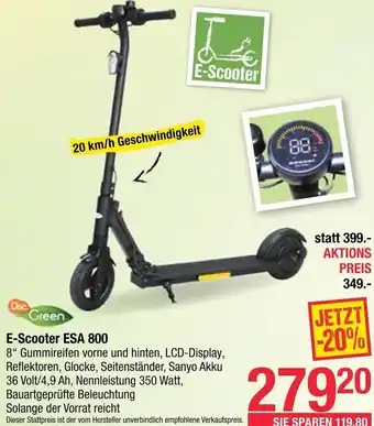 Maximarkt E-Scooter ESA 800 Angebot