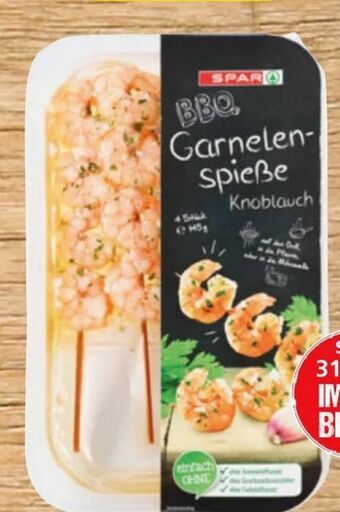 Eurospar BBQ Garnelenspieße Angebot