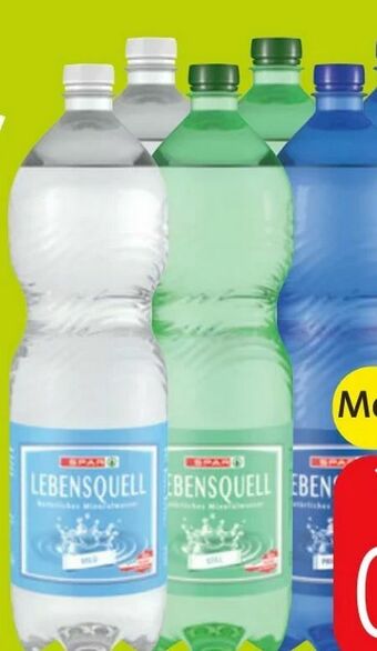 Eurospar Lebensquell Mineralwasser Angebot
