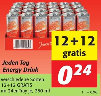 Strasser Markt Jeden Tag Energy Drink 250 ml Angebot