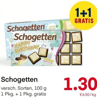 MPreis Schogetten 100g Angebot