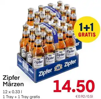 MPreis Zipfer Märzen 12 x 0,33 Liter Angebot