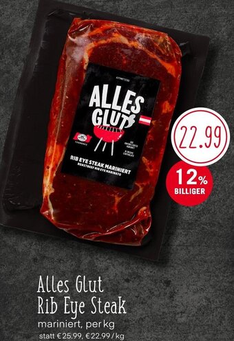 MPreis Rib Eye Steak per kg Angebot