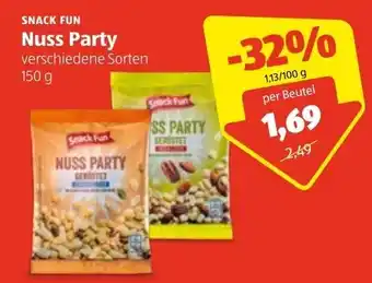 Hofer Nuss Party 150 g Angebot
