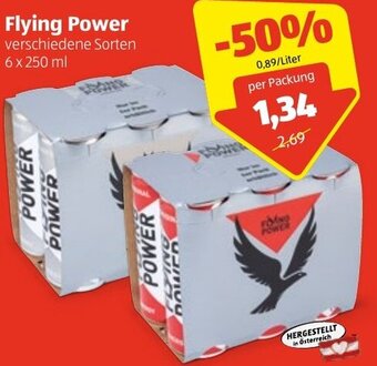 Hofer Flying Power 6 x 250 ml Angebot