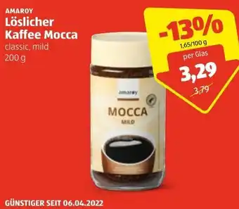 Hofer Löslicher Kaffee Mocca 200 g Angebot