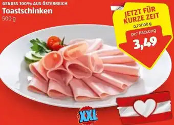 Hofer Toastschinken 500 g Angebot