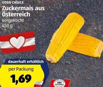 Hofer Zuckermais Aus Österreich 450 g Angebot