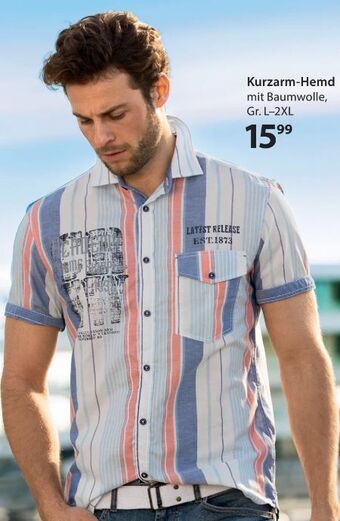 NKD Herren Kurzarm-Hemd Angebot