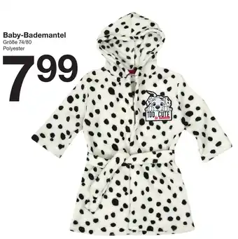 Zeeman Baby Bademantel 74/80 Angebot