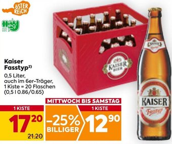 Billa Kaiser Fasstyp 0,5 Liter Angebot