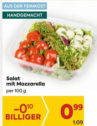 Billa Salat mit Mozzarella 100 g Angebot