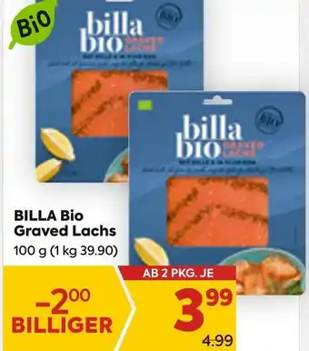 Billa Bio Graved Lachs 100 g Angebot