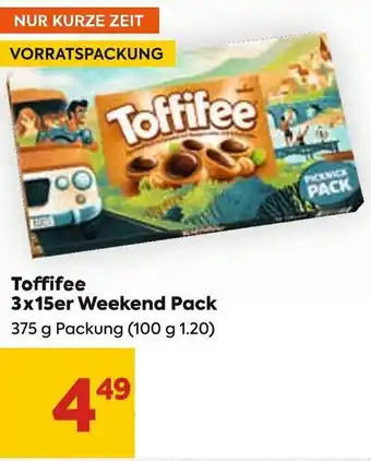 Billa Toffifee 3 x 15er Weekend Pack 375 g Angebot