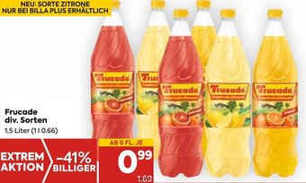 Billa Frucade div. Sorten 1,5 Liter Angebot