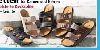 Norma Herren Komfort Pantoletten Angebot