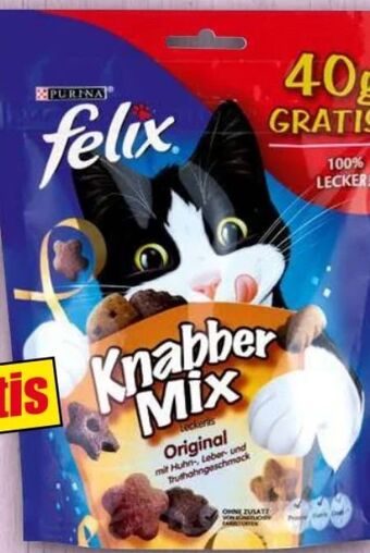 Norma Felix Knabber Mix Katzensnacks Angebot