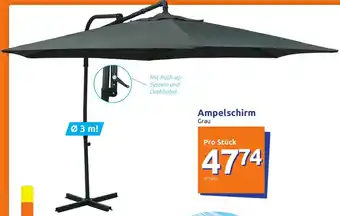 Action Ampelschirm Ø 3 m Angebot