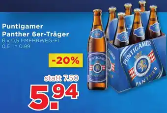Unimarkt Puntigamer Panther 6er-Träger 6 x 0,5 L Angebot