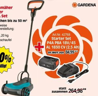 Zgonc Akku-Rasenmäher HandyMower 22/18V P4A Solo Angebot