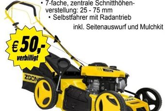 Zgonc Benzin-Rasenmäher MD 511 Angebot
