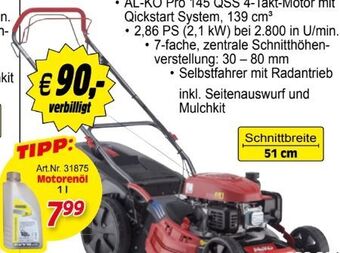 Zgonc Benzin-Rasenmäher Comfort 51.0 SP-A Angebot