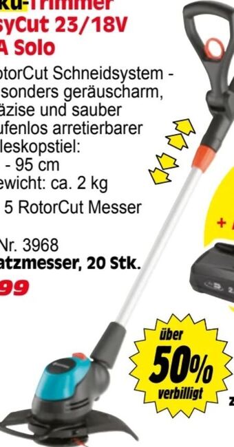 Zgonc Akku-Trimmer EasyCut 23-18V P4A Solo Angebot