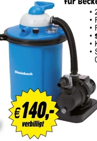 Zgonc Sandfilteranlage Speed Clean Comfort 75 Angebot