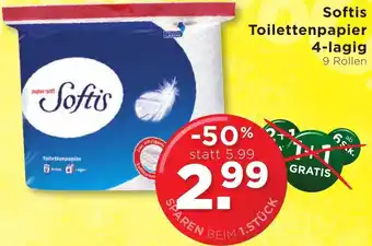 Unimarkt Softis Toilettenpapier 4-Lagig Angebot