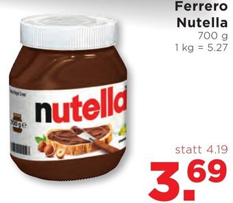 Unimarkt Ferrero Nutella 700 g Angebot