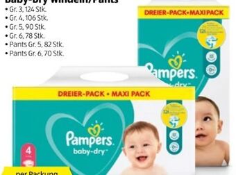 Hofer Baby-Dry Windeln Angebot