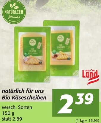 Strasser Markt Bio Käsescheiben 150 g Angebot