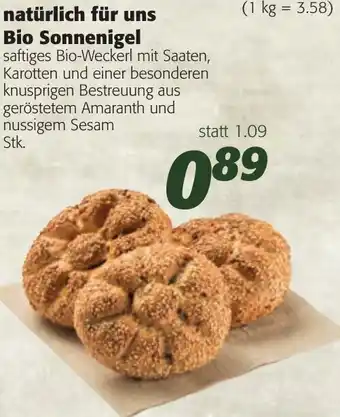 Strasser Markt Bio Sonnenigel Angebot