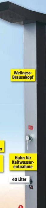 Bauhaus Solardusche Speed Shower Deluxe Angebot