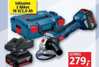 Bauhaus Akku-Winkelschleifer GWS 18V-7 Angebot