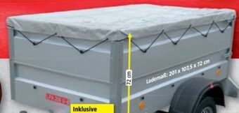 Bauhaus PKW-Anhänger LPA 206 U-B Angebot
