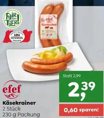 ADEG Käsekrainer 230 g Angebot