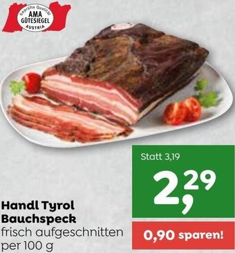 ADEG Handl Tyrol Bauchspeck 100 g Angebot