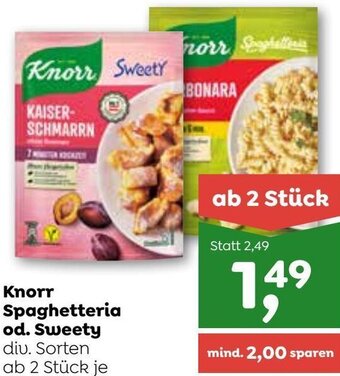 ADEG Knorr Spaghetteria od. Sweety Angebot