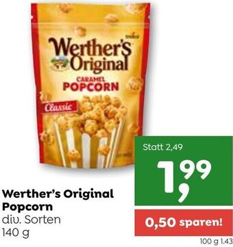ADEG Werther's Original Popcorn 140 g Angebot