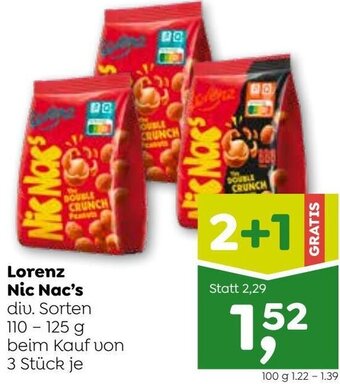 ADEG Lorenz Nic Nac's 110-125 g Angebot